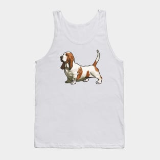 Basset Hound Dog Tank Top